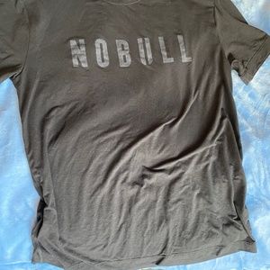 NO BULL black Mens short sleeve  t-shirt in large- badass!